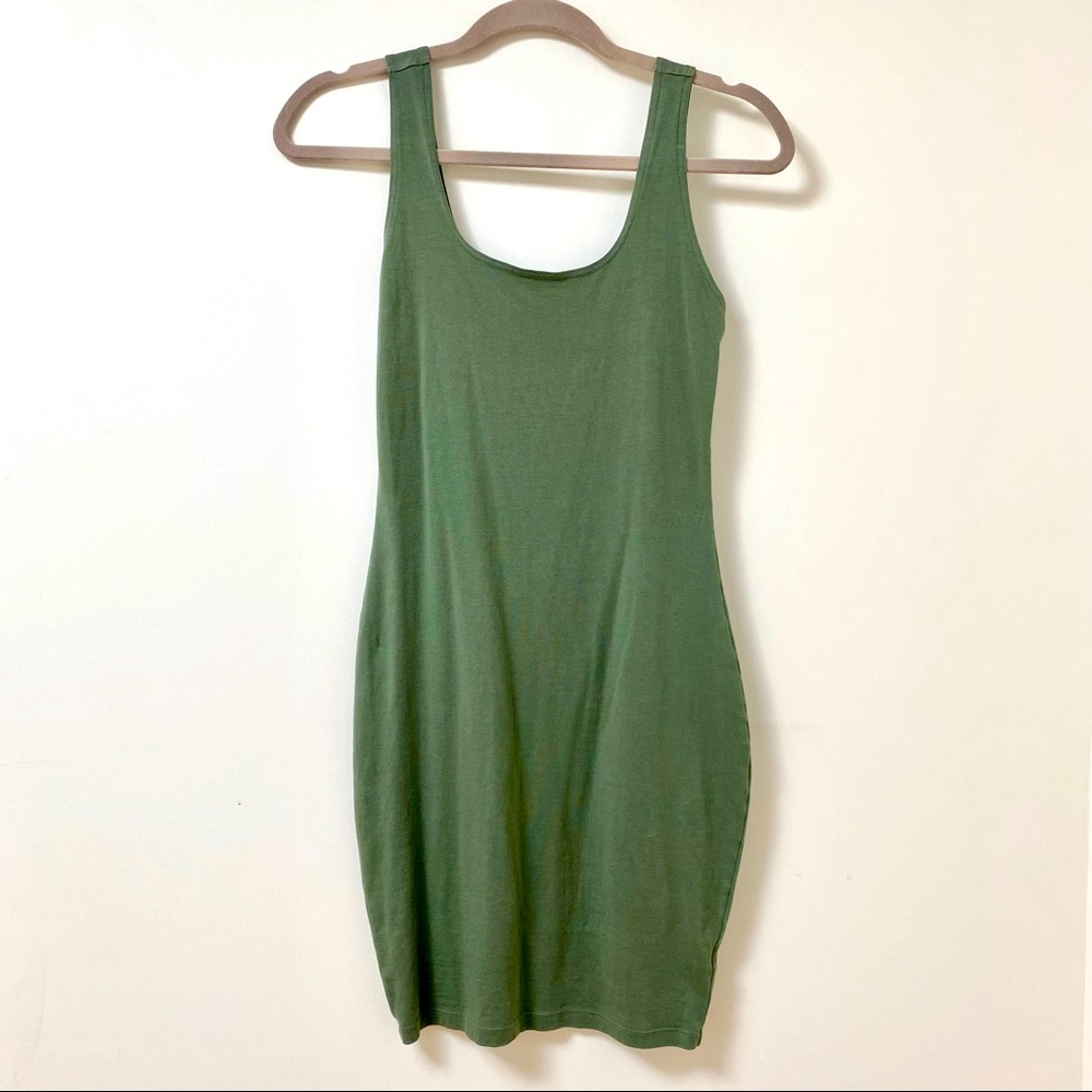 LAmade Tank Mini Dress - Olive - Small - Excellent Condition